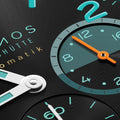 Club Sport Neomatik Worldtimer Trace 40mm - Black w/ Turquoise on Bracelet