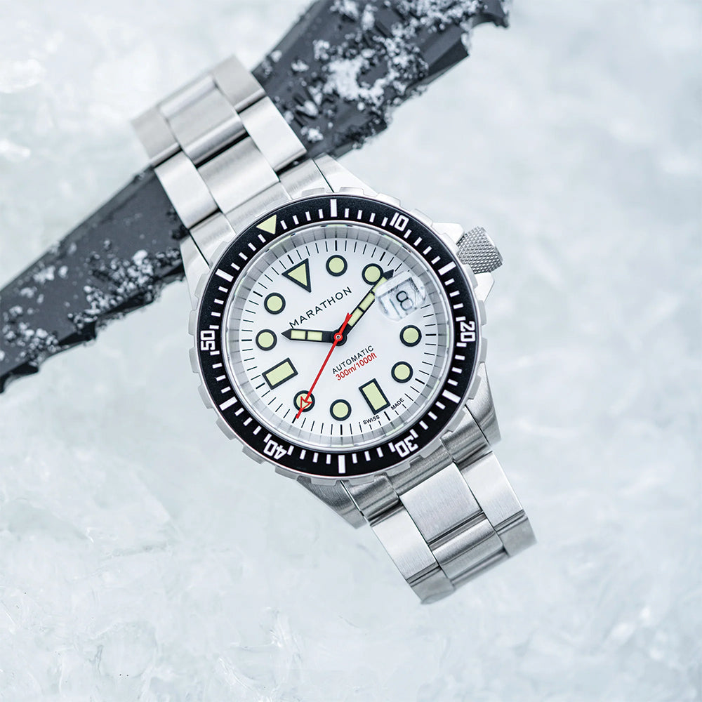 OSAR-D Type I Automatic Arctic Edition 41mm - White on Bracelet