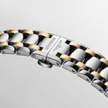 Primaluna Moonphase Two-Tone 34mm - Silver on Bracelet