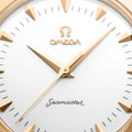 Seamaster Heritage Milano Cortina 2026 Moonshine‚Ñ¢ Gold 37mm - White on Leather Strap