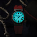 SAR Rescue Timer Automatic 42mm - Cream Lumen on Rubber Strap