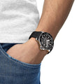 Seastar 2000 Professional Powermatic 80 46mm - Black on Rubber Strap
