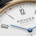 Tangente Neomatik Update Gold 38.5mm - White on Leather Strap