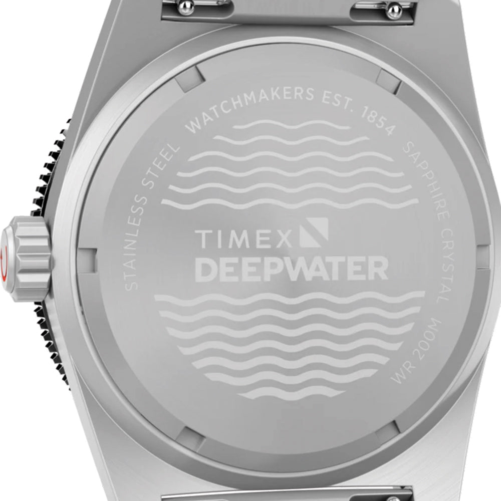 Deepwater Reef 200 41mm - Black on Stainless Steel Bracelet