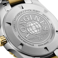 HydroConquest Quartz Yellow PVD Two-Tone 42mm - Black on Bracelet
