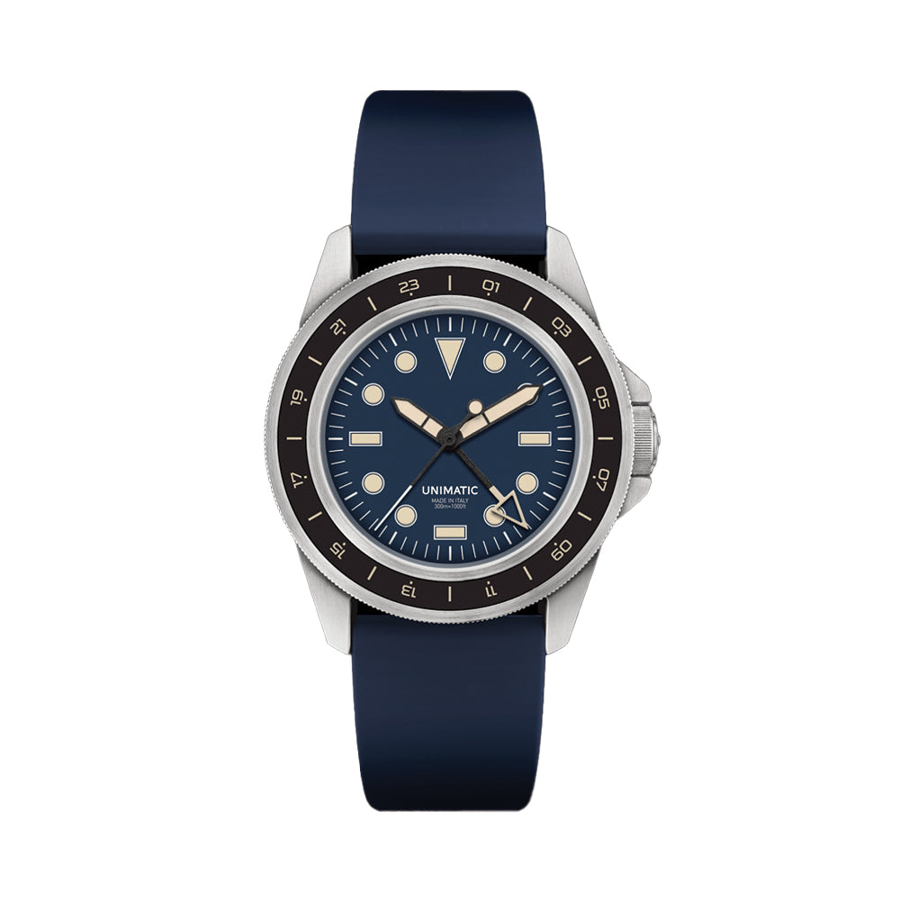 U1-GMT-DHN Limited Edition 41.5mm - Blue on Strap
