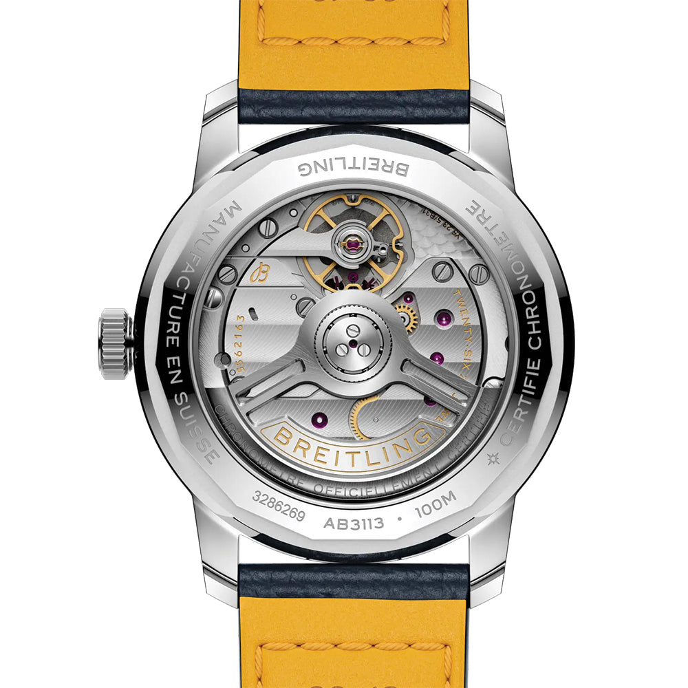 Top Time B31 38mm - Blue on Leather Strap