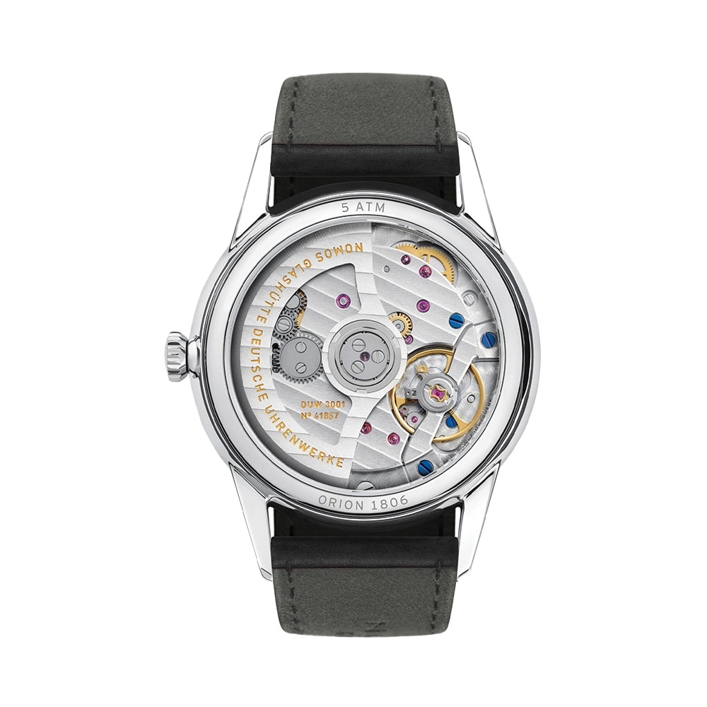 Orion Neomatik Sapphire Back 36mm - Black on Strap