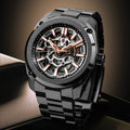 Essence Ceramica Skeleton COSC 41mm - Black and Gold-Tone on Bracelet
