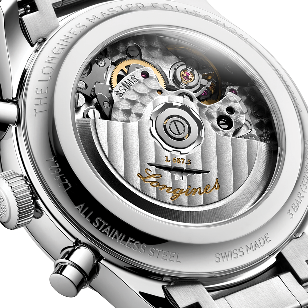 Master Chrono Moonphase 41mm - Silver on Bracelet