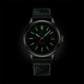 Top Time B31 38mm - Green on Leather Strap