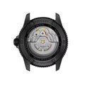 Seastar 1000 Powermatic 80 Black PVD 40mm - Blue on Rubber Strap