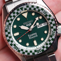 SRPM21 5 Sports Rowing Blazers x Wind Vintage Limited Edition 38mm - Green on Bracelet w/ Additional Fabric Strap