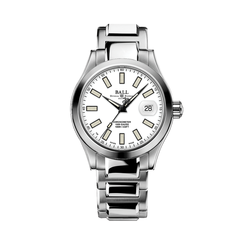 Engineer III Marvelight Chronometer 40mm - White on Bracelet