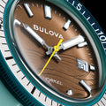 Snorkel Sea Turtle 41mm - Brown on Rubber Strap