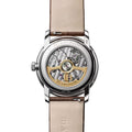 Villeret Calendar Moonphase 33.2mm - Brown w/ Diamonds on Leather Strap