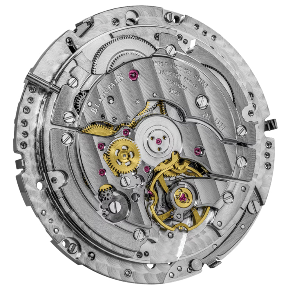 Villeret Complete Calendar Steel 40mm - White on Leather Strap