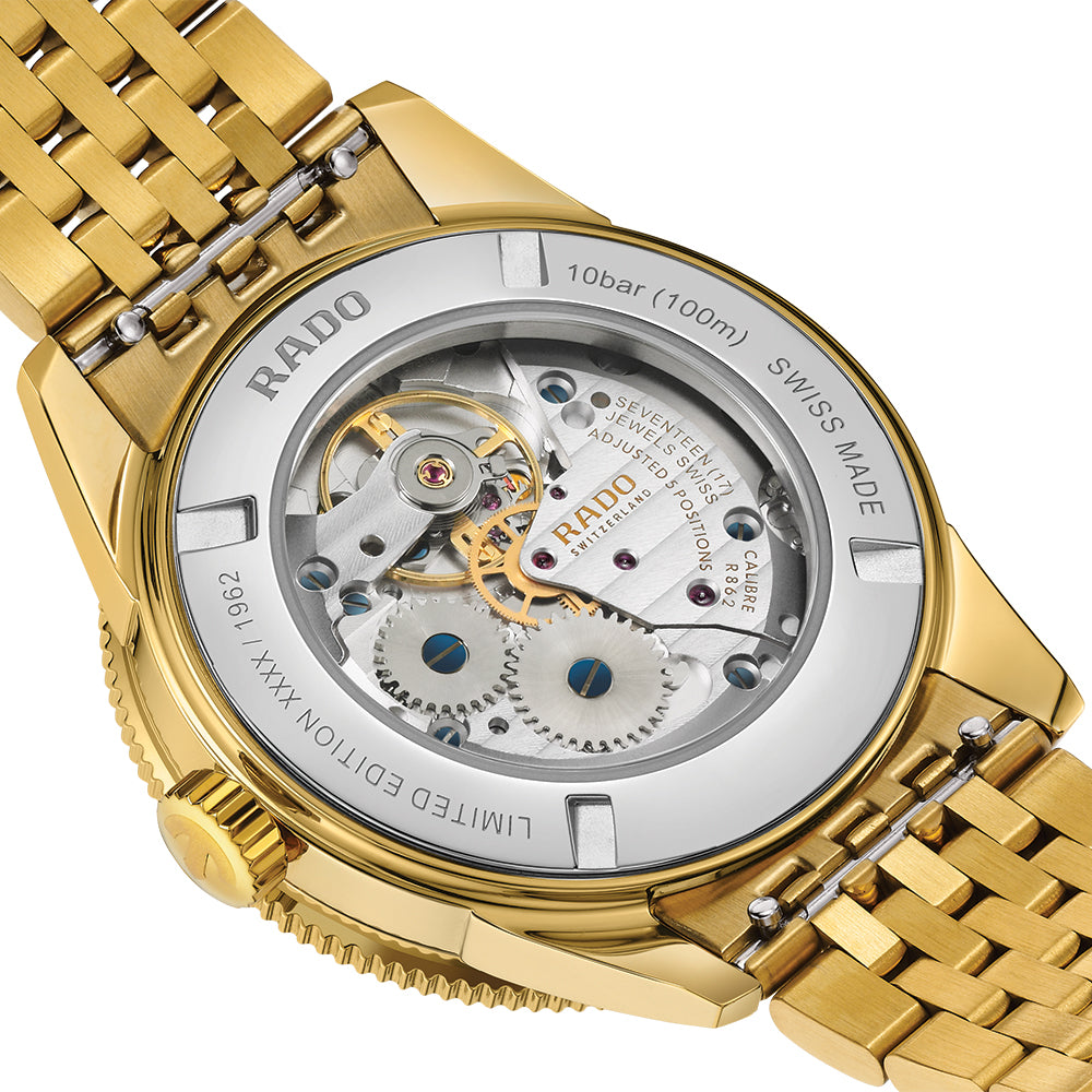 Captain Cook Over-Pole Limited Edition 39mm - Silver on Bracelet and Leather Strap