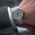 Pilot Watch Basic Aachen MB Automatic 42mm - Grey on Bracelet