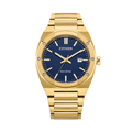 Sport Luxury Gold-Tone 40mm - Blue on Bracelet