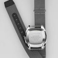 Khaki Aviation Pilot Pioneer Mechanical 33mm - Black on One-Piece Textile Strap