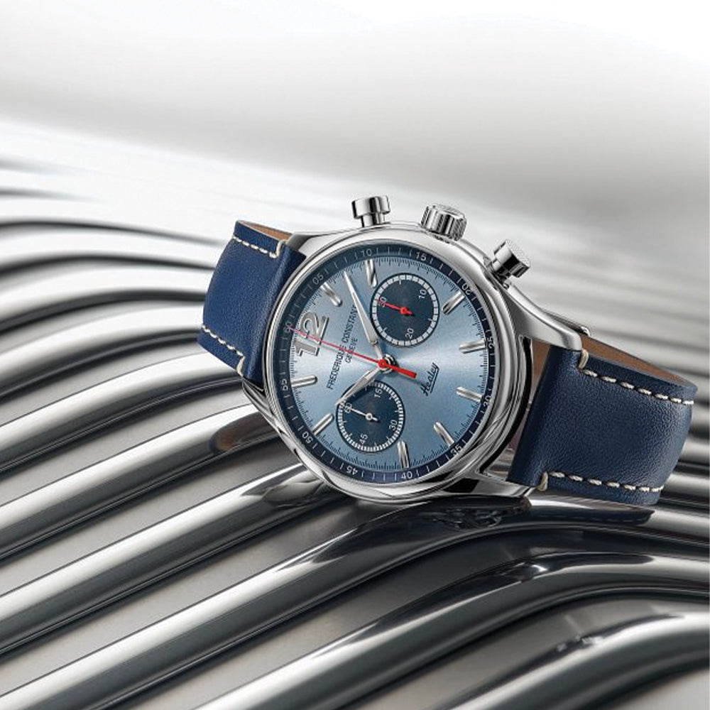 Classics Vintage Rally Healey Automatic Chronograph Limited Edition 42mm - Blue on Leather Strap