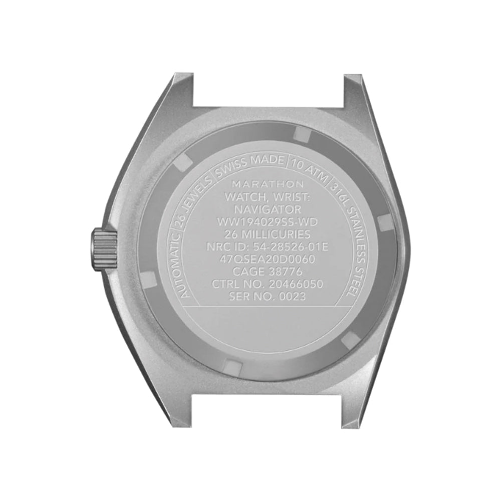 SSNAV No Date 41mm - Arctic on Rubber Strap