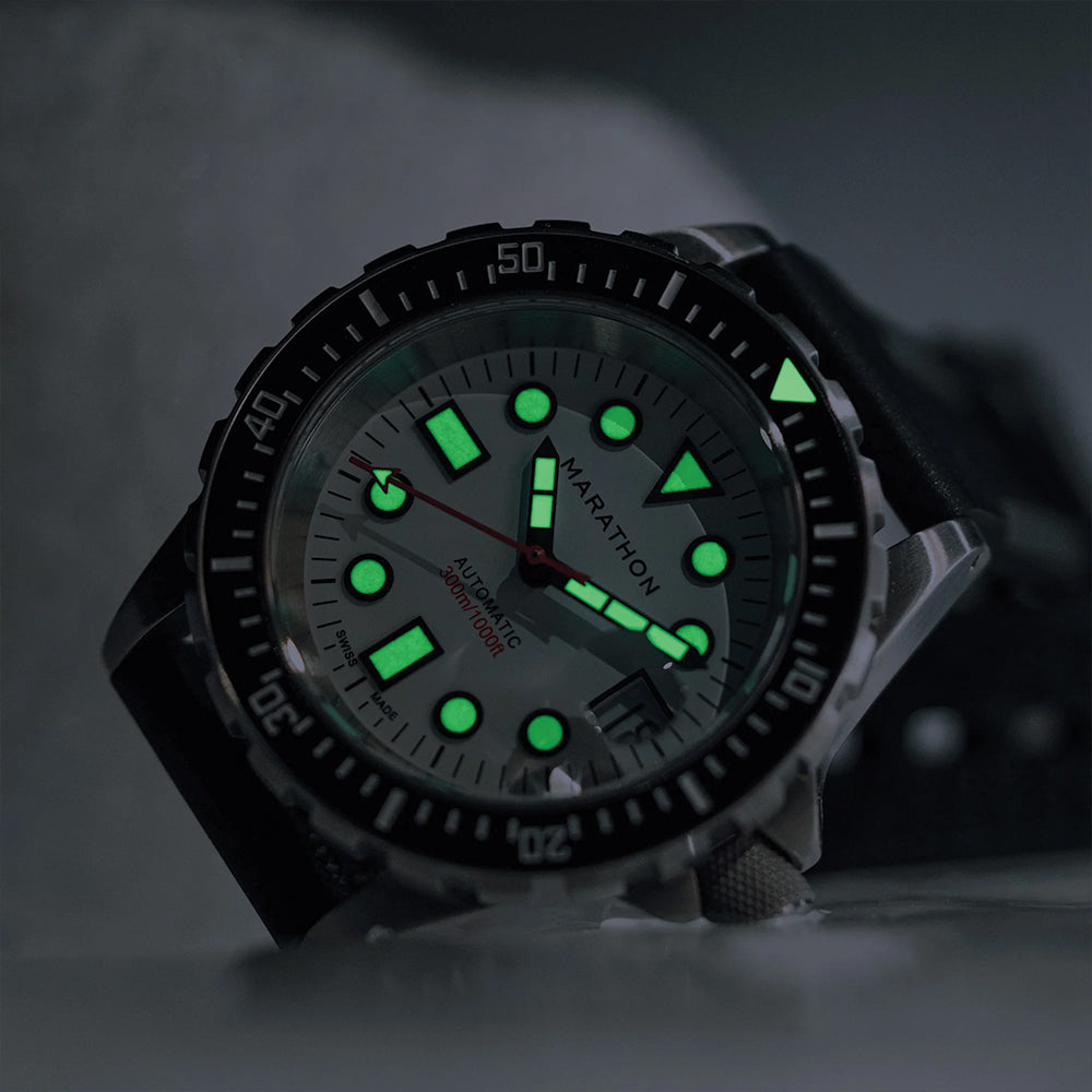 OSAR-D Type I Automatic Arctic Edition 41mm - White on Rubber Strap