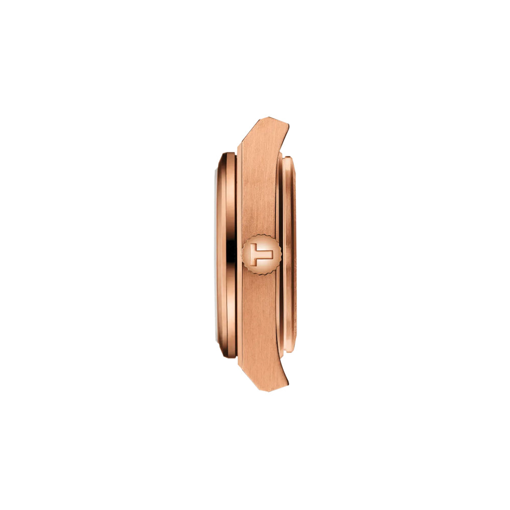 PRX Quartz PVD Coated Rose Gold w/ Diamonds 25mm - Pink on Bracelet