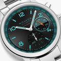 Club Sport Neomatik Worldtimer Trace 40mm - Black w/ Turquoise on Bracelet