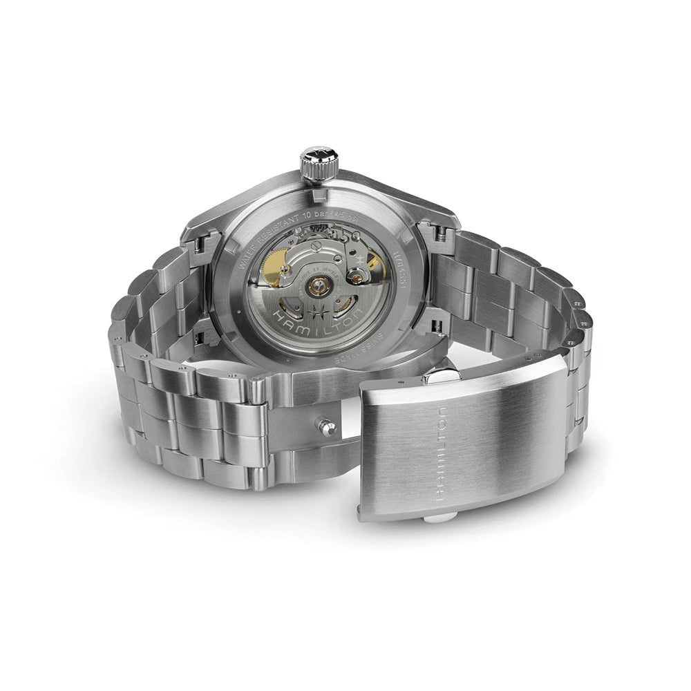 Khaki Field Auto Date 38mm - Blue on Bracelet