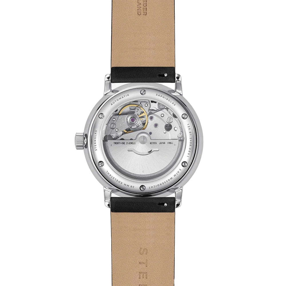 Naos Automatic 38mm - Blue on Leather Strap