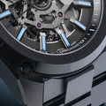 Essence Ceramica Skeleton COSC 41mm - Stradale Blue on Bracelet