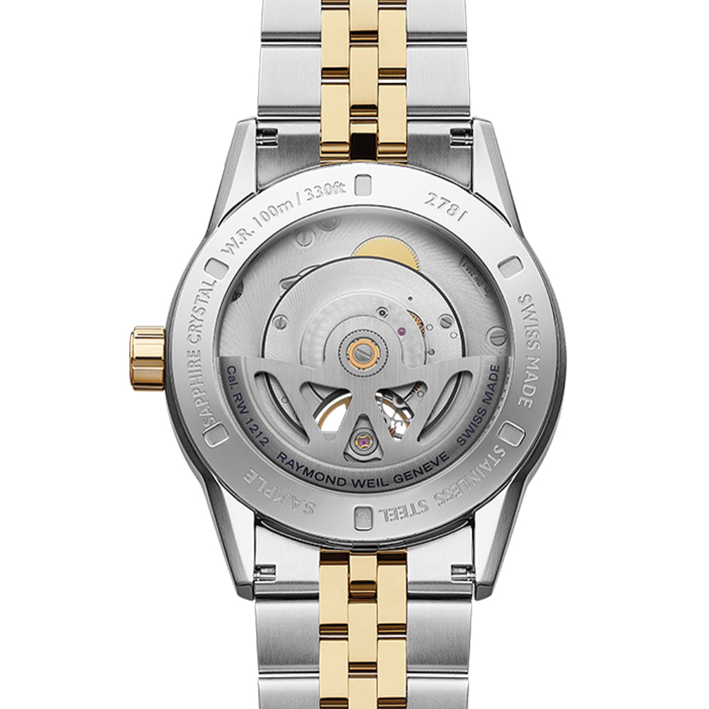 Freelancer Automatic Two-Tone Yellow Gold and Steel 42.5mm - Silver on Bracelet