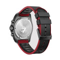 Swiss Army Chrono Quartz 42mm - Black on Black and Red Rubber Strap
