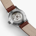 Khaki Field Auto Date 38mm - Blue on Leather Strap