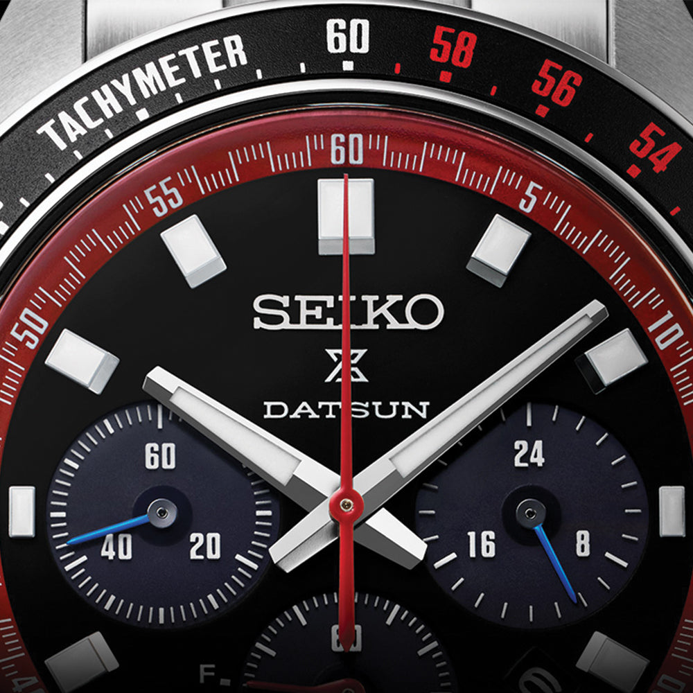 SSC957 Prospex Speedtimer Solar Chronograph Datsun 240Z Limited Edition 41.4mm - Black on Bracelet