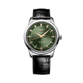 Conquest Heritage 40mm - Green on Leather Strap