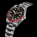 Black Bay 58 GMT 39mm - Black, Burgundy Bezel on 3-Link Bracelet