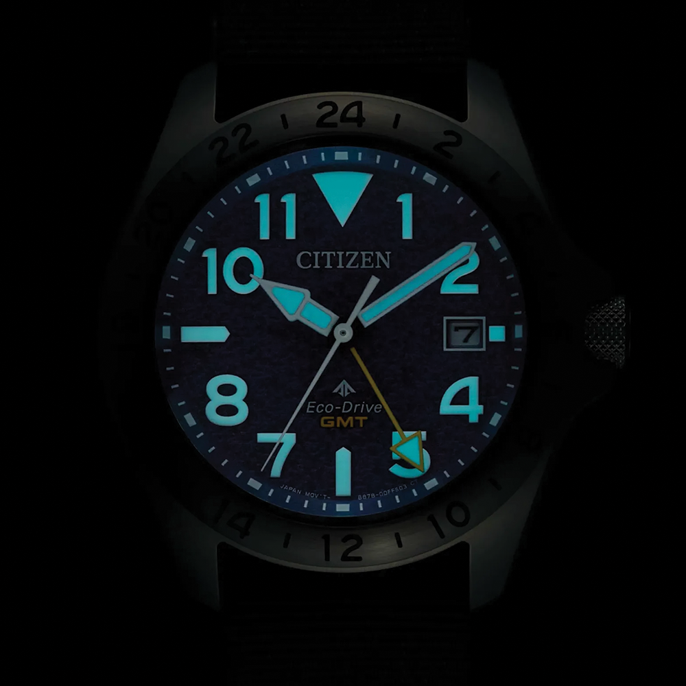 Promaster Land GMT 39.5mm - Blue on Fabric Strap