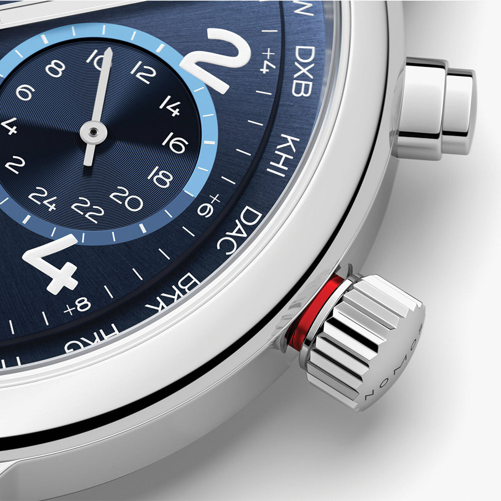 Club Sport Neomatik Worldtimer 40mm - Blue on Bracelet