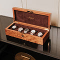 Heritage Five Watch Box - Burr Walnut