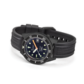 SQUALE 1521 Black DLC 42mm diver watch with black bracelet