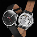 Naos Automatic 38mm - Black on Leather Strap