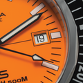DS Super PH500M 43mm - Orange on Rubber Strap