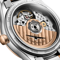 Master 5N Rose Gold Tow-Tone 34mm - White, Mother-of-Pearl, Diamond-Set on Bracelet