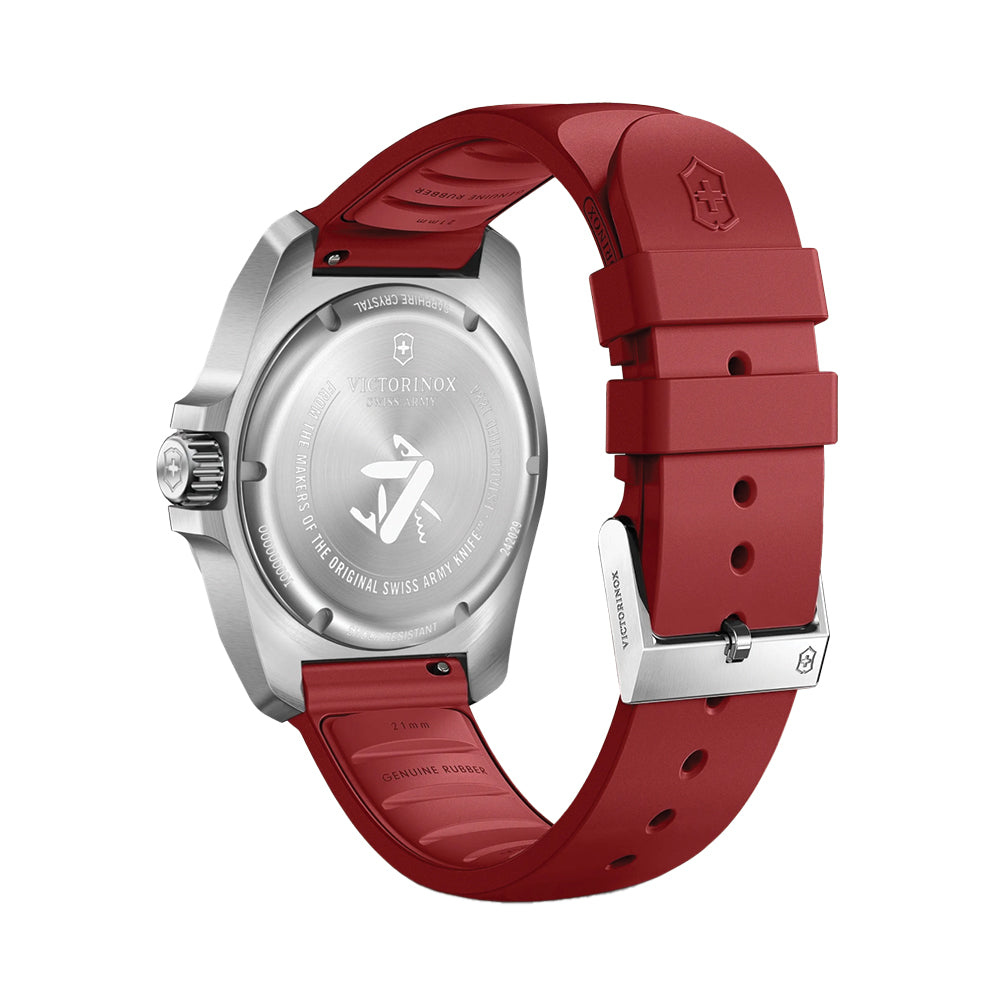 I.N.O.X. 41mm - Red on Rubber Strap