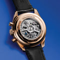 Chronomaster Original Triple Calendar Rose Gold 38mm - Black on Leather Strap
