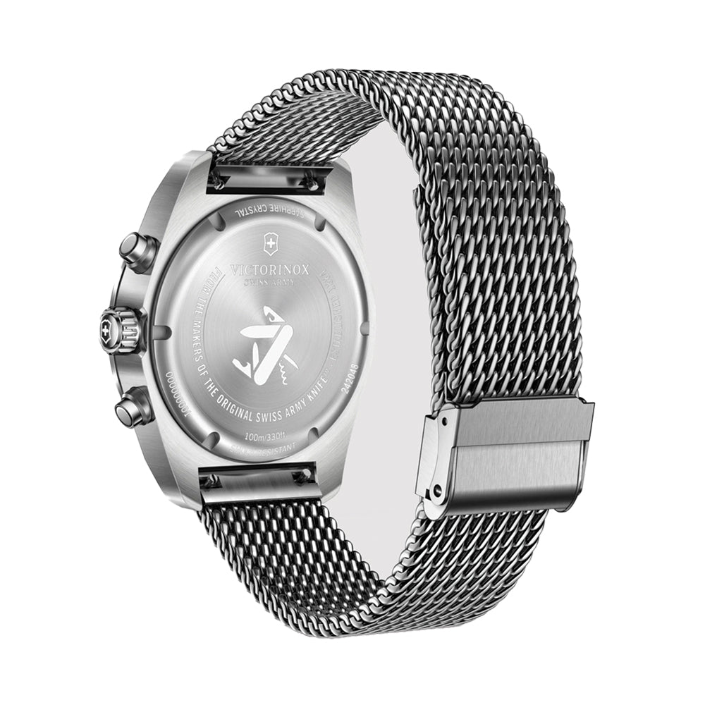 Swiss Army Chrono Quartz 42mm - Black on Bracelet