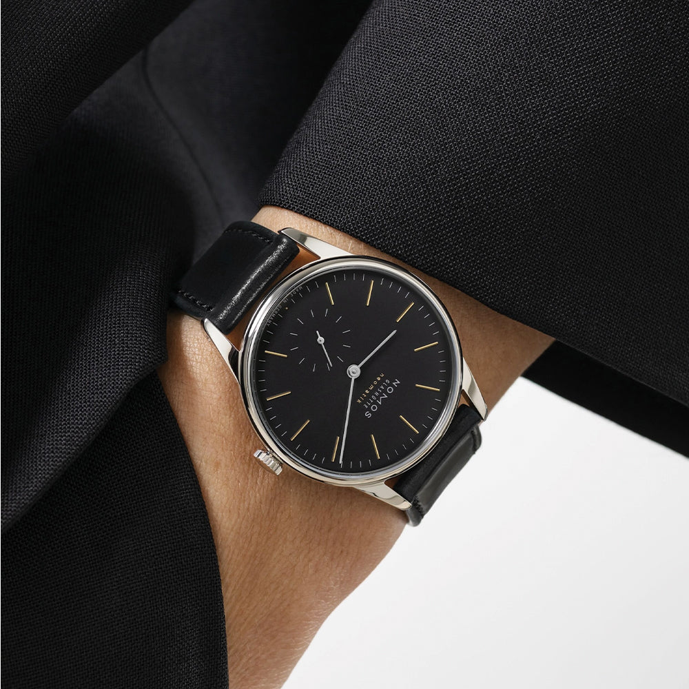 Orion Neomatik Sapphire Back 36mm - Black on Strap